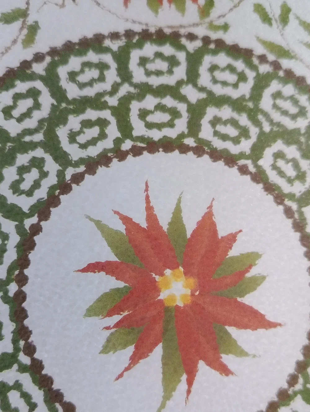 Round Hot Serving Plate Glass